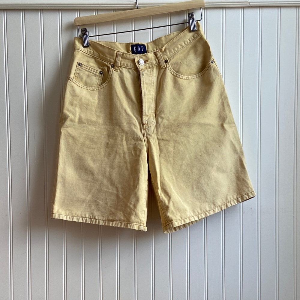 Vintage GAP Yellow Cotton Shorts